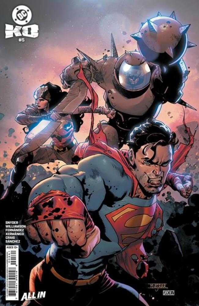 DC K.O. #5 (Of 5) Cover K 1 in 25 Mahmud Asrar Card Stock Variant