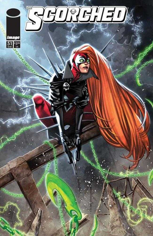Comic book cover of 'Spawn Scorched #51 Cover A Ig Guara'