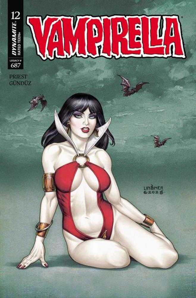 Vampirella #12 Cover C Joseph Michael Linsner Variant PRESALE 3/25