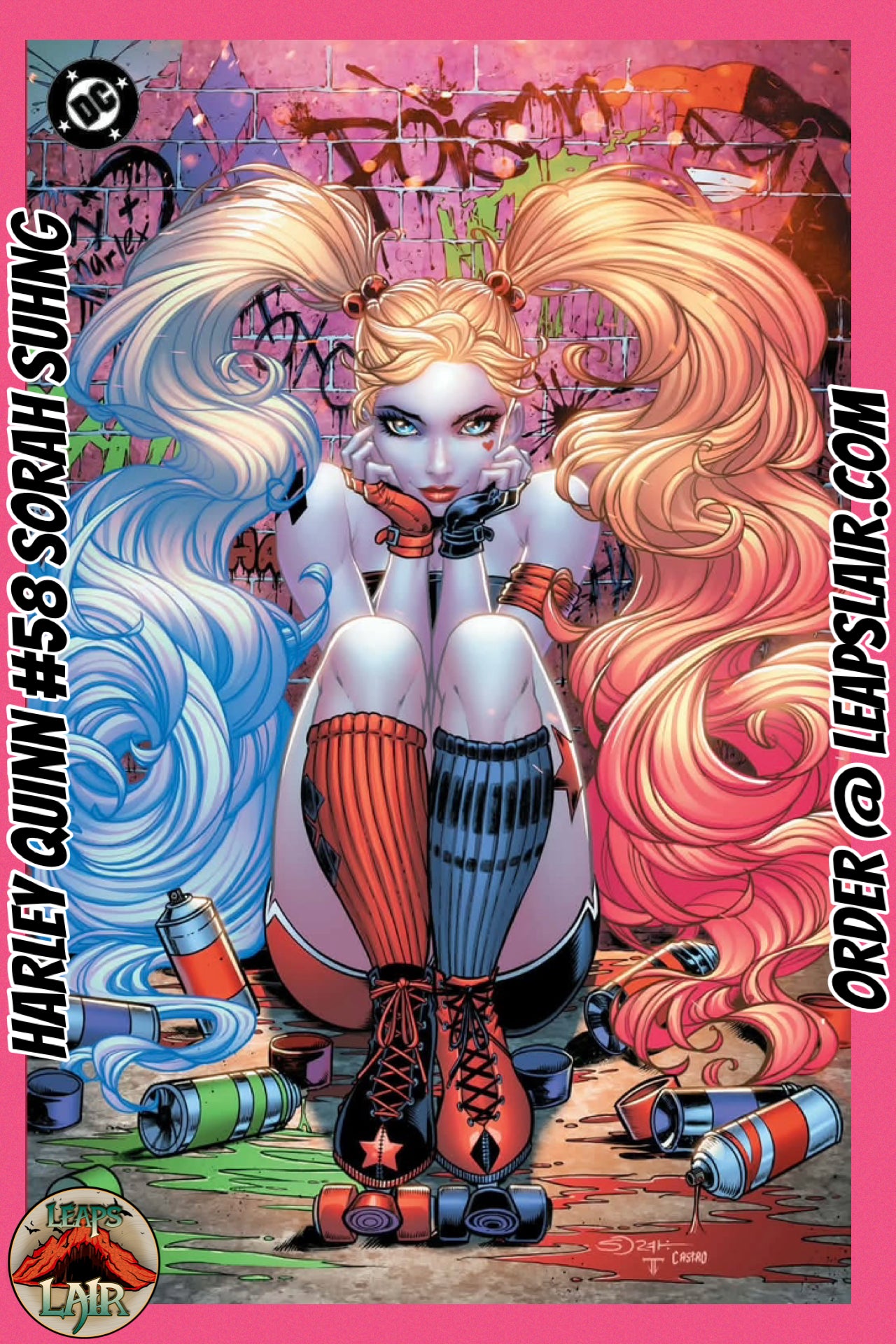 HARLEY QUINN #58 – SORAH SUHNG EXCLUSIVE | LEAPSLAIR PRESALE 1/28