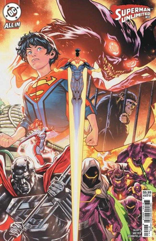 Superman Unlimited #12 Cover E Lucas Meyer Things To Come Card Stock Variant (The Reign Of The Superboys) PRESALE 4/15