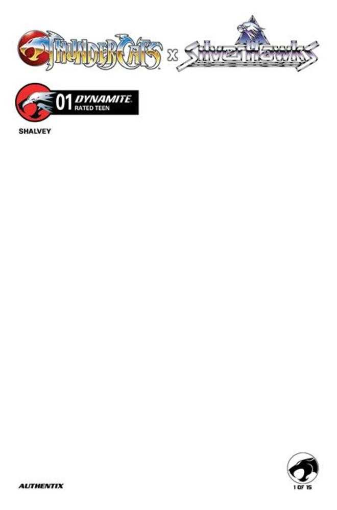 Thundercats X Silverhawks #1 Cover F Blank Authentix Variant PRESALE 4/8