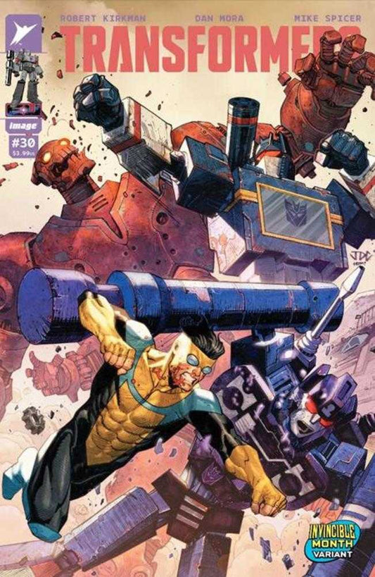 Transformers #30 Cover F Josh Cassara Invincible Team Up Variant PRESALE 3/11