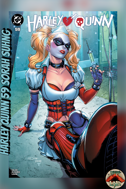 Harley Quinn #59 Sorah Suhng 2-Pack Exclusive LeapsLair Trade + Virgin