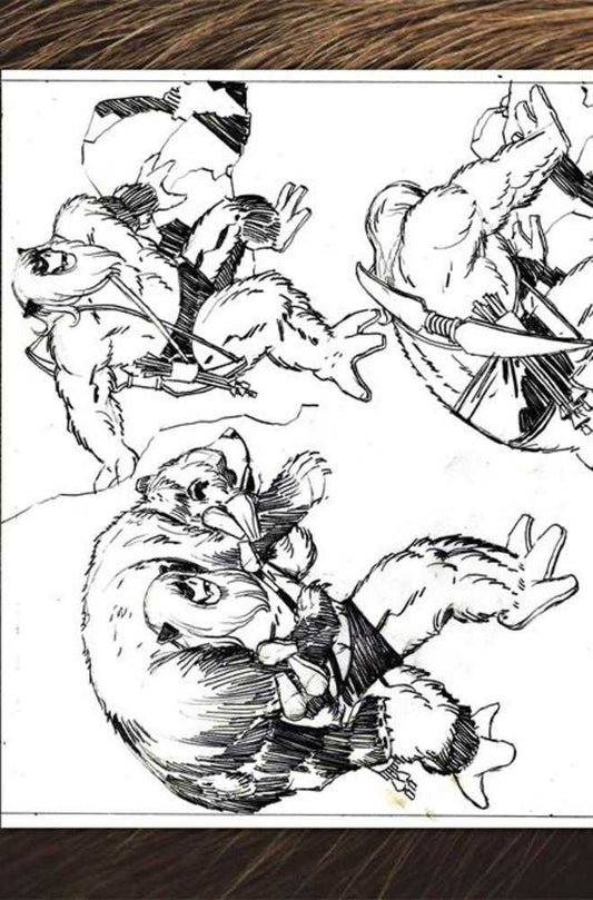 Thundarr The Barbarian #2 Cover M Inc 1:7 Jack Kirby Model Sheet Full Art Variant PRESALE 3/4