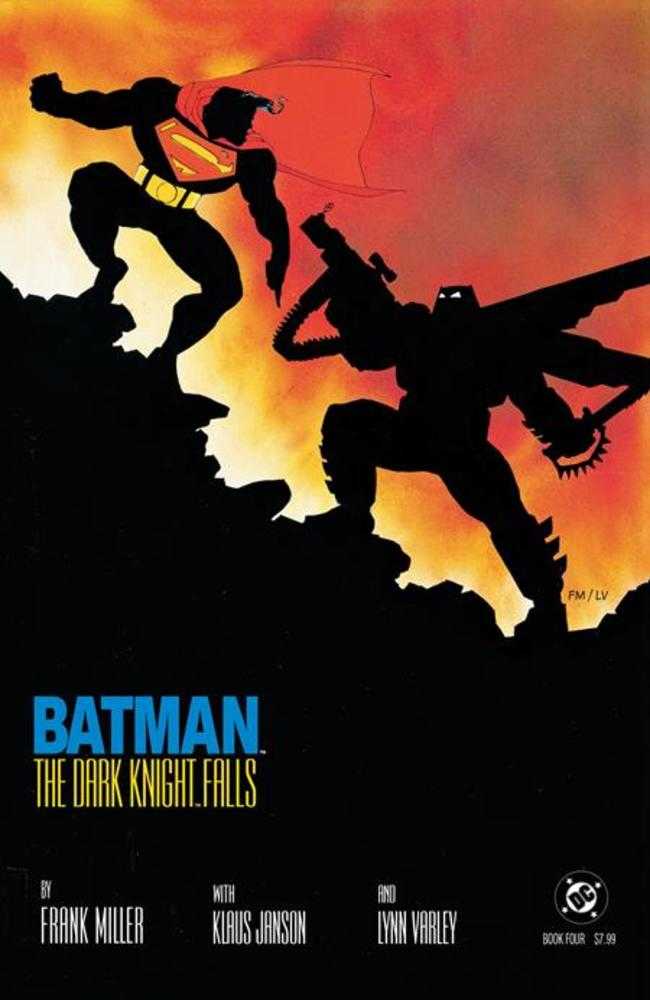 Comic book cover of 'Batman The Dark Knight Returns #4 (Of 4) Facsimile Edition Cover C Frank Miller Foil Variant'