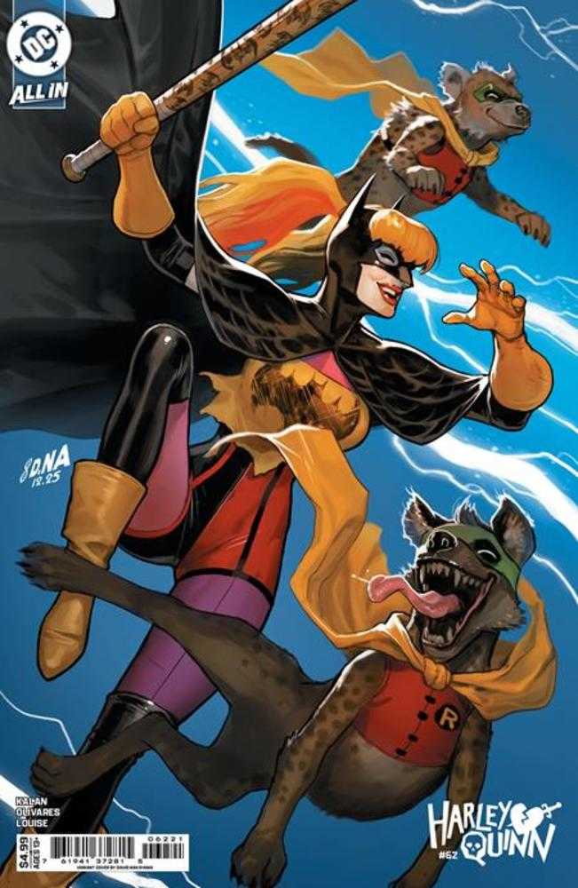 Comic book cover of 'Harley Quinn #62 Cover B David Nakayama Card Stock Variant'