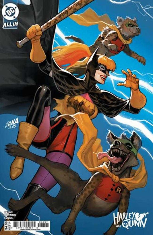 Comic book cover of 'Harley Quinn #62 Cover B David Nakayama Card Stock Variant'
