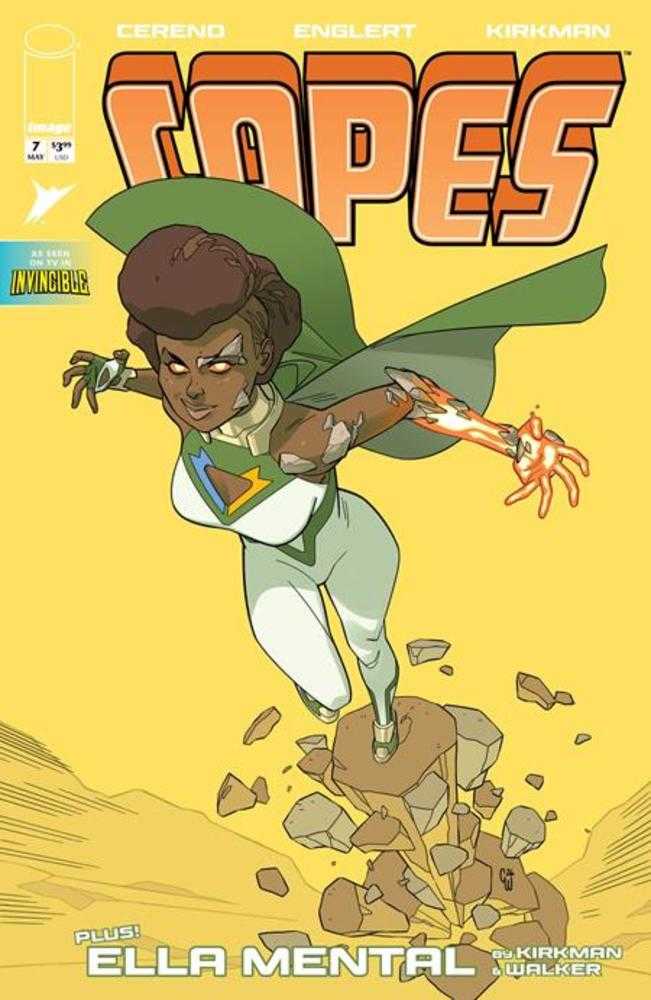Comic book cover of 'Invincible Universe Capes #7 Cover F Cory Walker & Patricio Delpeche Variant'