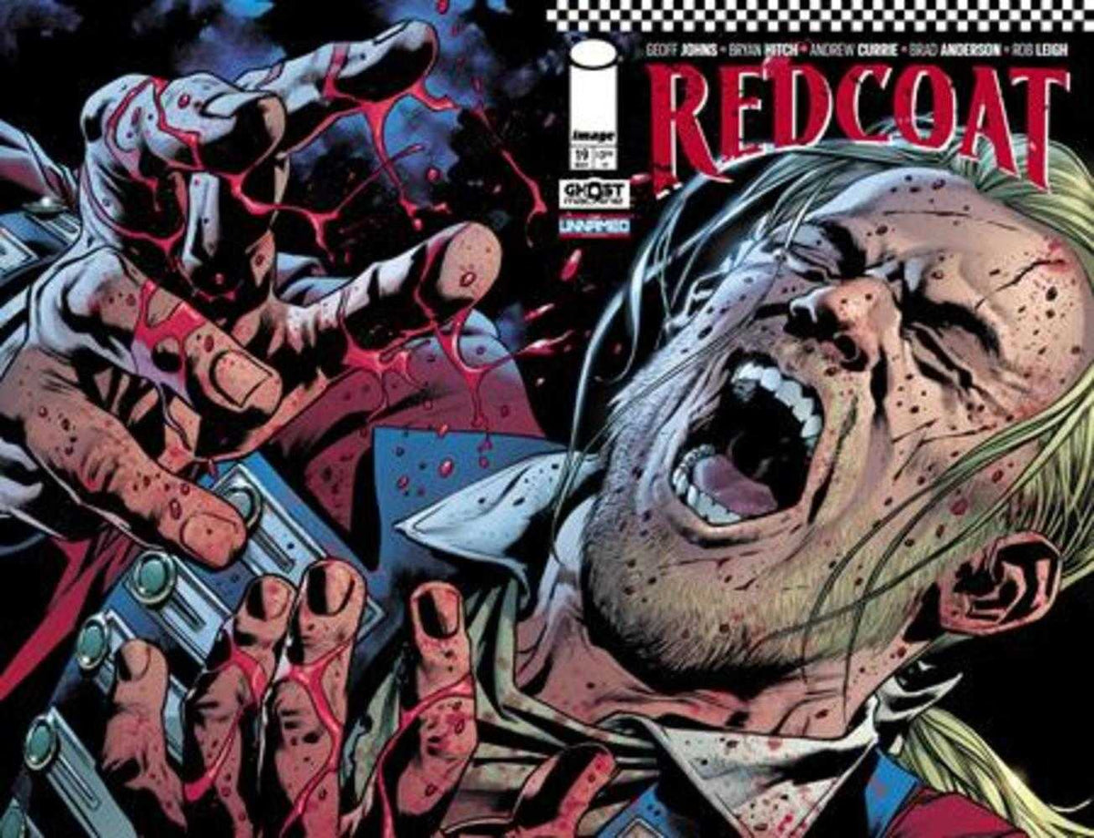 Comic book cover of 'Redcoat #19 Cover A Bryan Hitch & Brad Anderson Wraparound'