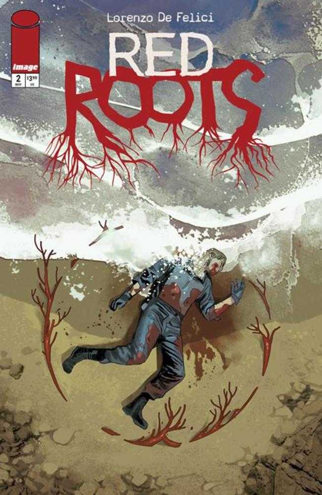 Comic book cover of 'Red Roots #2 Cover A Lorenzo De Felici'