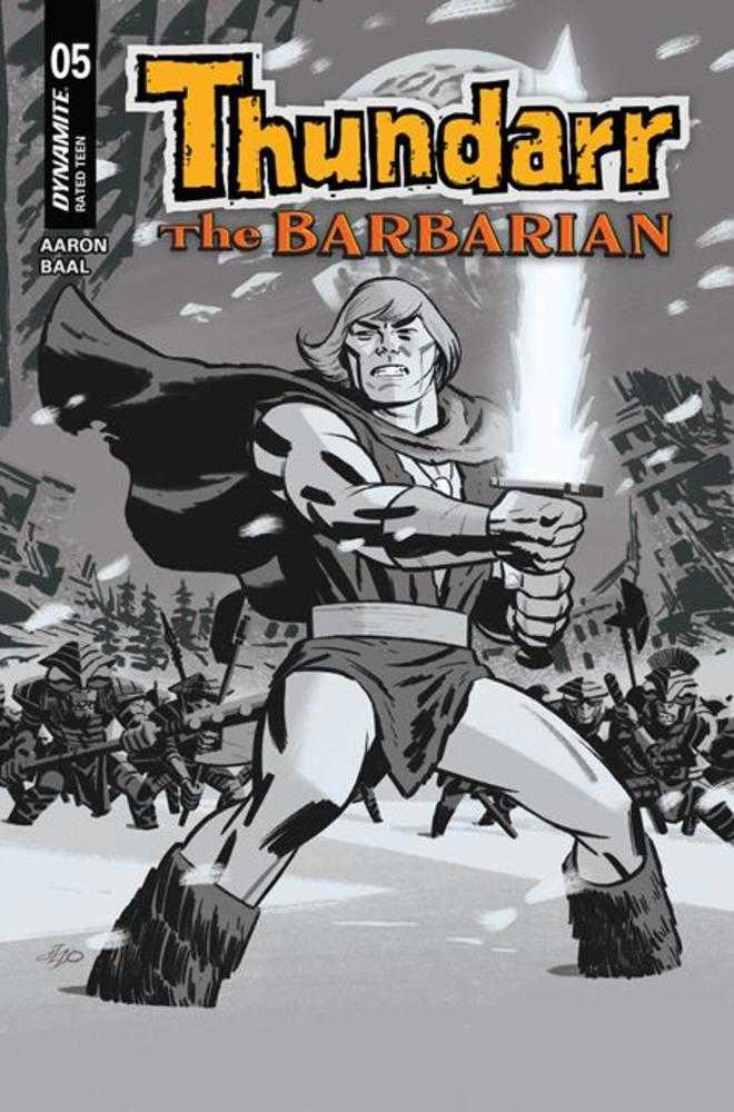 Thundarr The Barbarian #5 Cover F 1 in 10 Michael Cho Line Art Variant