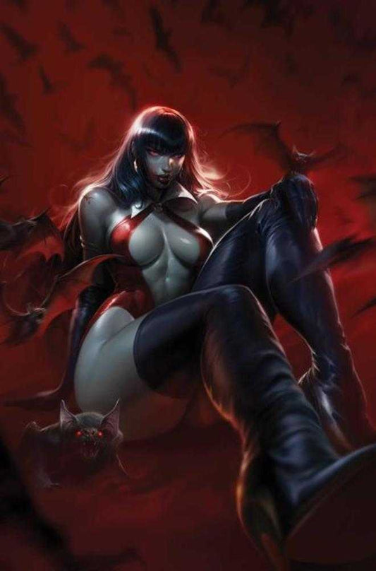 Comic book cover of 'Vampirella Armageddon #11 Cover I Inc 1:15 Francesco Mattina Full Art Variant'