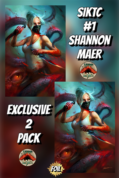 SIKTC #1 10th Printing Maer LeapsLair Blue Virgin & Foil 2-Pack Presale 3/11