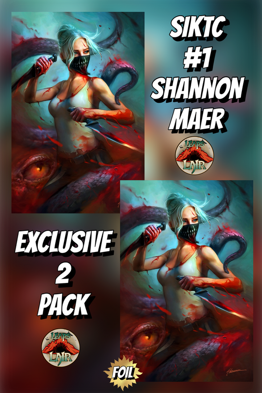 SIKTC #1 10th Printing Maer LeapsLair Blue Virgin & Foil 2-Pack Presale 3/11