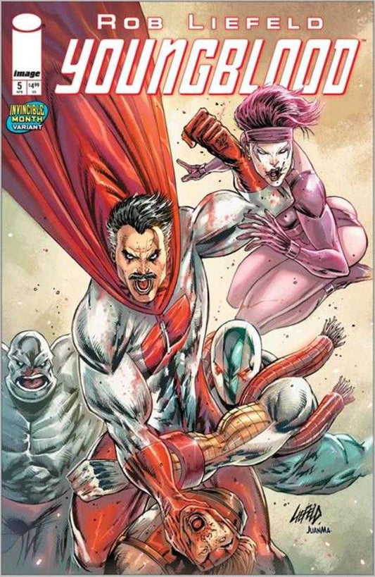 Youngblood #5 Cover G Rob Liefeld Invincible Team Up Variant (Mature) PRESALE 4/22