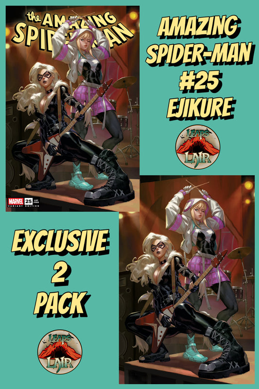 Amazing Spider‑Man 25 Exclusive Ejikure LeapsLair – 2‑Pack – PREORDER