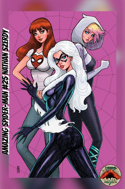 Amazing Spider‑Man 25 Exclusive Nathan Szerdy LeapsLair – VIRGIN - PREORDER 3/25