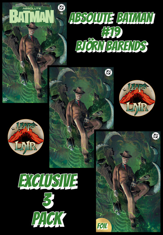 Absolute Batman #19 Björn Barends Trade, Virgin & Virgin Foil (3PK) | PREORDER 4/8 | 1st Absolute Scarecrow
