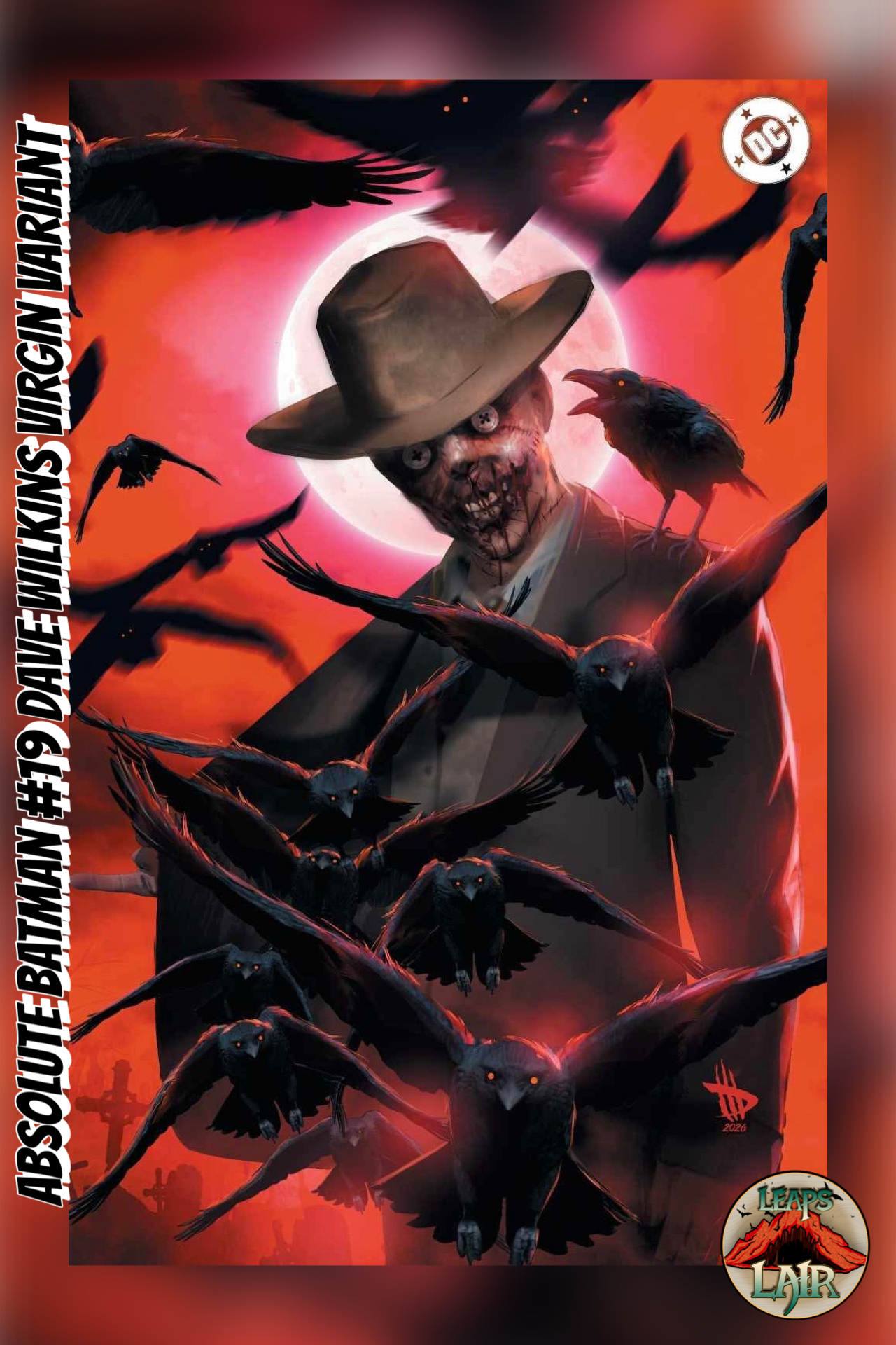 Absolute Batman #19 Dave Wilkins Red Virgin cover