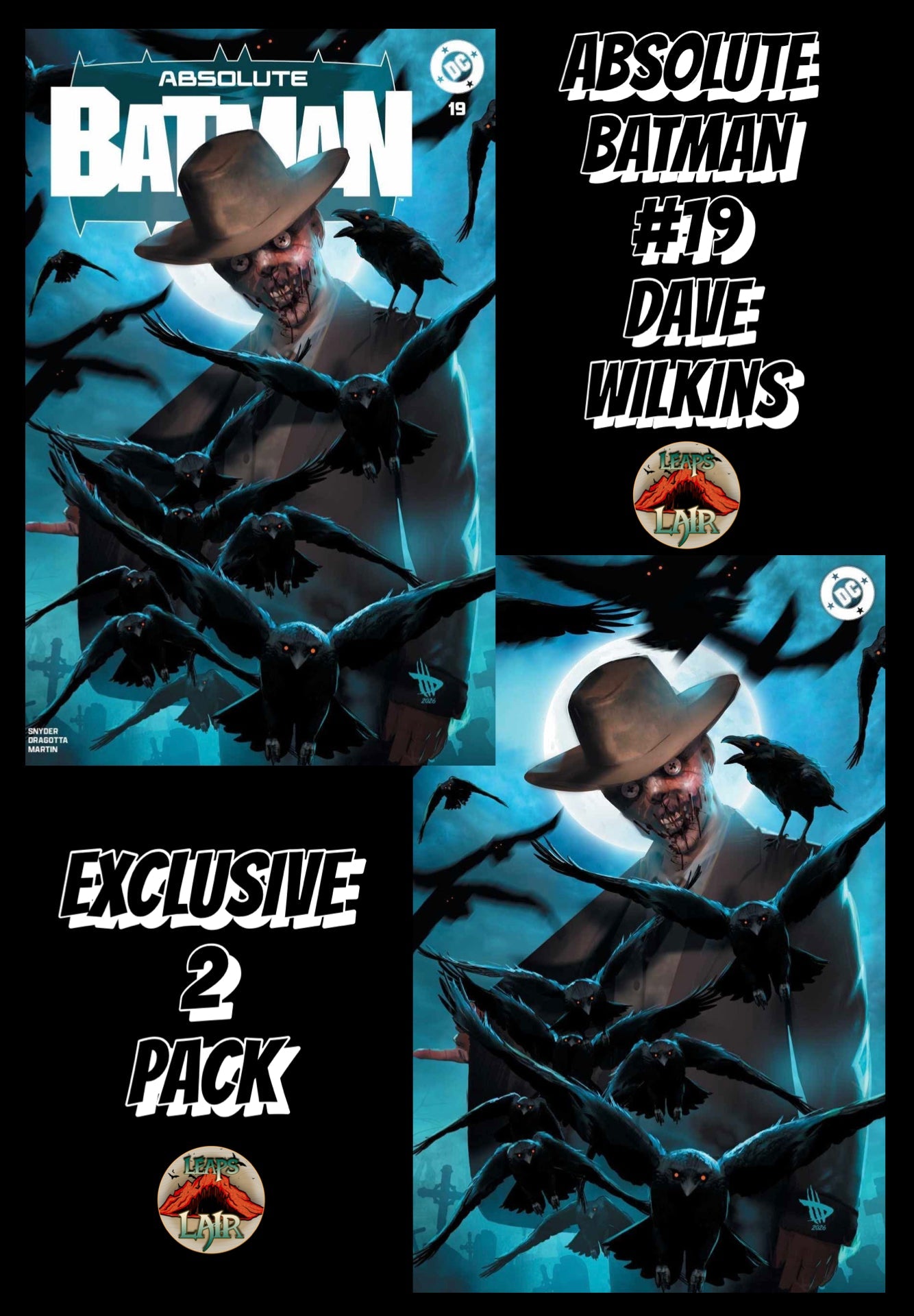 Absolute Batman #19 Dave Wilkins Trade + Blue Virgin 2-Pack