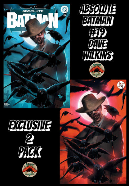 Absolute Batman #19 Dave Wilkins Trade + Red Virgin 2-Pack