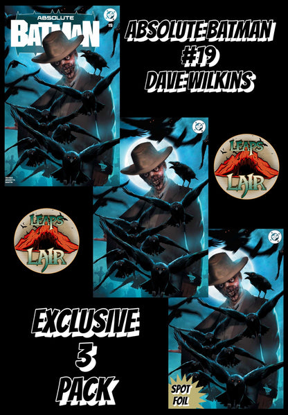 Absolute Batman #19 Dave Wilkins Trade + Blue Set 3-Pack