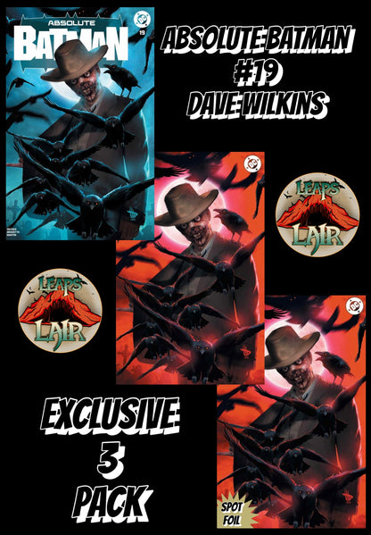 Absolute Batman #19 Dave Wilkins Trade + Red Set 3-Pack