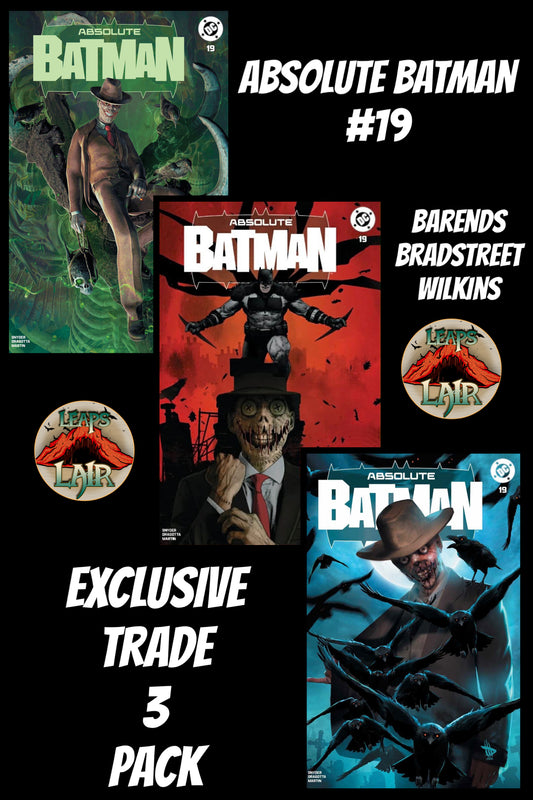 Absolute Batman #19 3-Pack Barends Wilkins Bradstreet 1st Scarecrow PREORDER 4/8