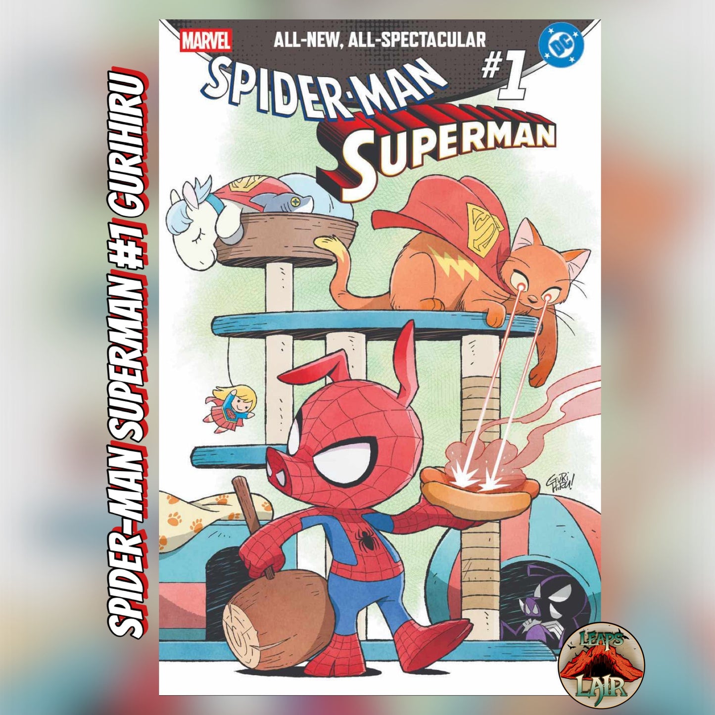 Spider-Man Superman #1 Gurihiru 2 Pack Trade + Virgin