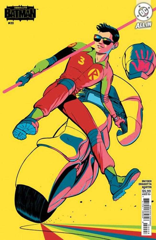 Absolute Batman #20 Cover G Javier Rodriguez Robins Tim Drake Card Stock Variant *Manufacturing Damage*