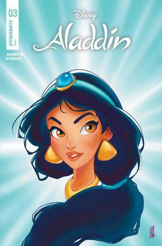 Comic book cover of 'Aladdin #3 Cover D Cartoon Head Variant PRESALE 9/16'