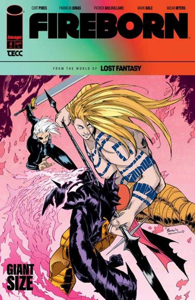 Comic book cover of 'Fireborn #4 Cover A Patrick Mulholland PRESALE 8/26'