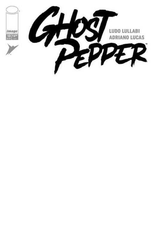 Comic book cover of 'Ghost Pepper #13 Cover F Blank Sketch Variant'