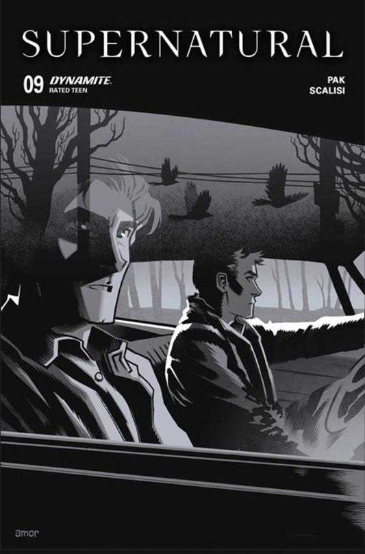 Supernatural #9 Cover H 1 in 10 John Amor Line Art Variant
