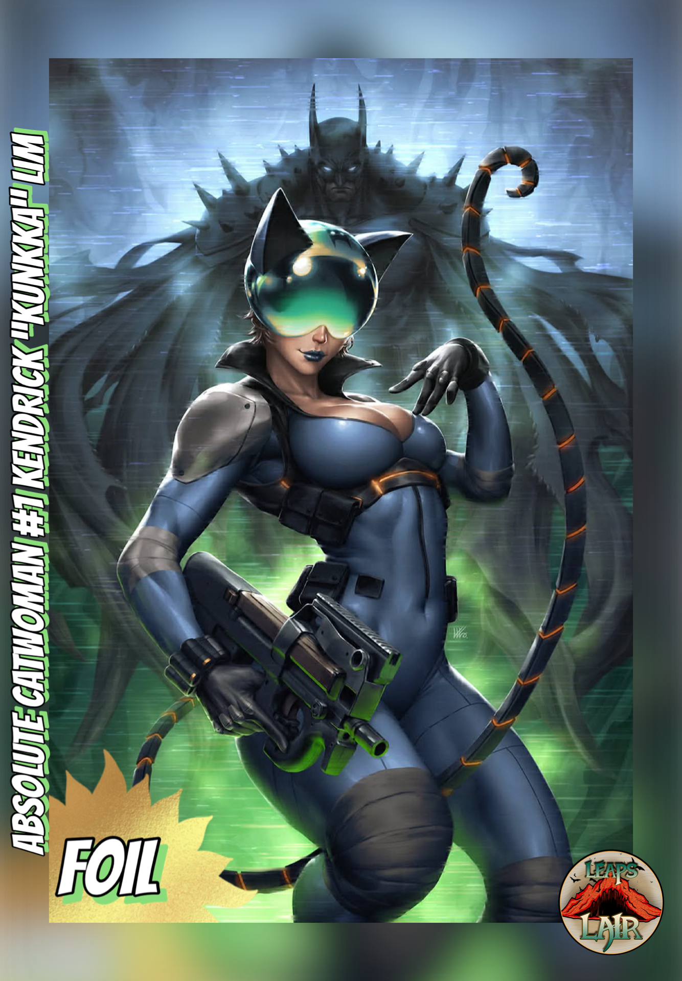 Absolute Catwoman #1 Kendrick Lim Green Foil Virgin LTD 1000