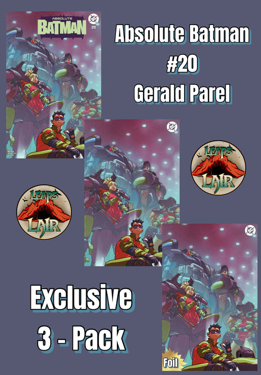 Absolute Batman #20 Gerald Parel Trade + Virgin + Foil Bundle LeapsLair Exclusive PREORDER 5/13