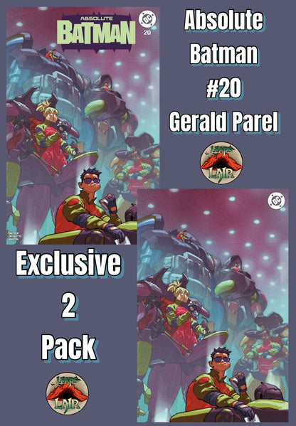 Absolute Batman #20 Gerald Parel Trade + Virgin 2-Pack