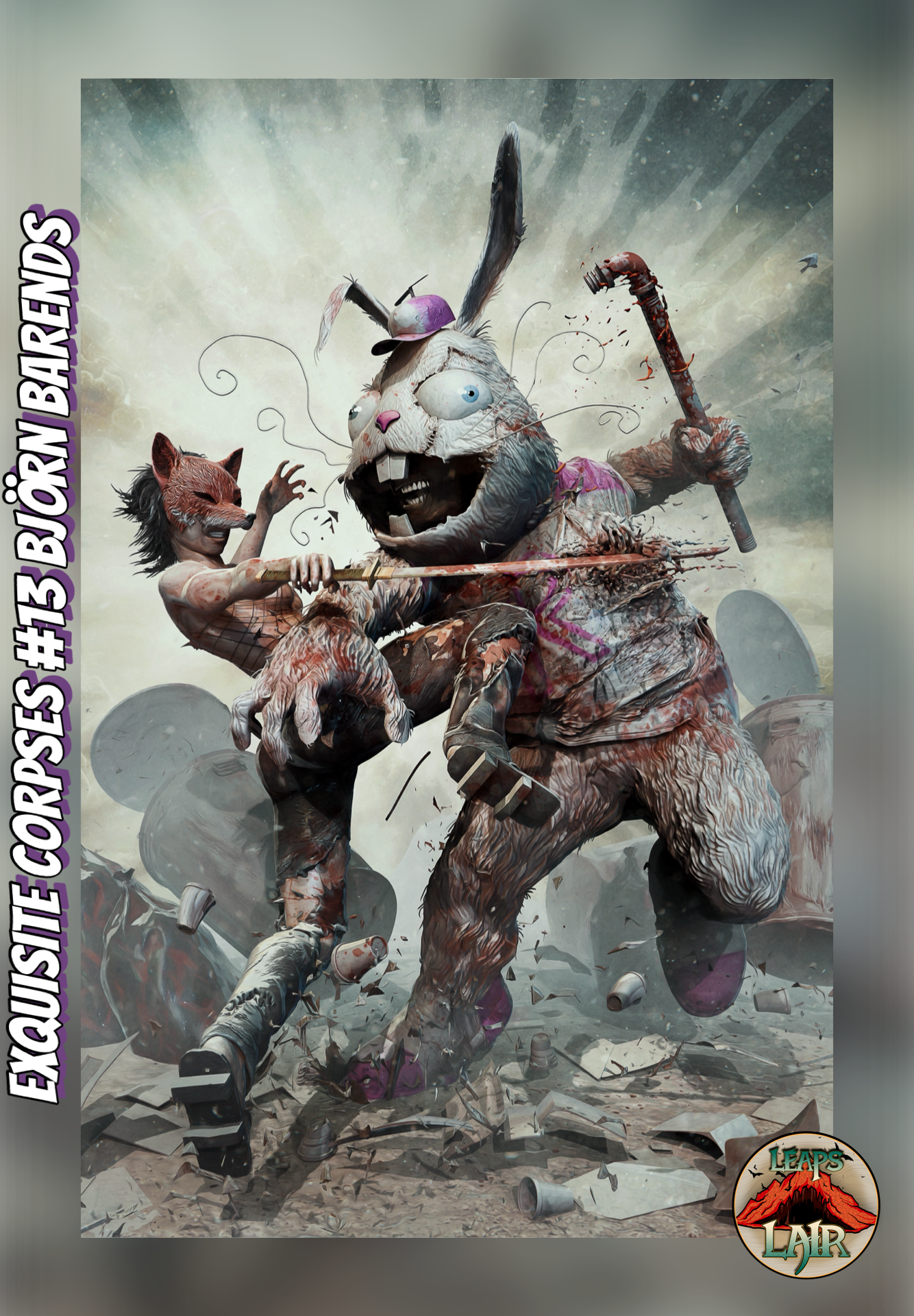 Exquisite Corpses #13 Bjorn Barends Rascal Randy / Fox Mask Killer Virgin LeapsLair Exclusive PREORDER 5/27