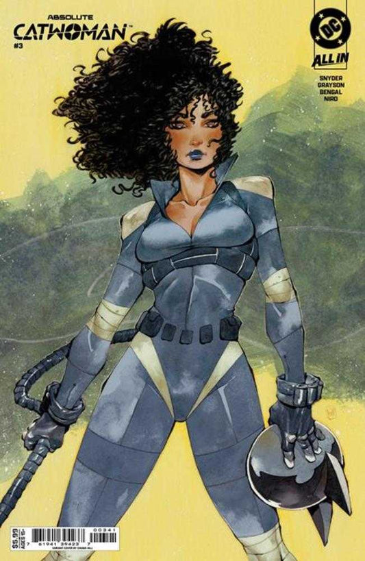 Comic book cover of 'Absolute Catwoman #3 (Of 6) Cover D Chuma Hill Card Stock Variant PRESALE 8/26'