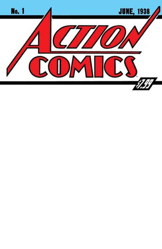 Action Comics #1 Facsimile Edition Cover B Blank Card Stock Variant (2026) PRESALE 8/26