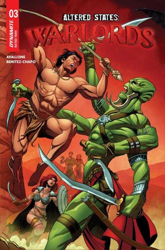 Comic book cover of 'Altered States Warlords #3 Cover C Mariano Benitez Chapo Variant'