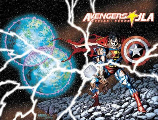 Avengers JLA #4 Facsimile Edition Cover A George Perez Wraparound PRESALE 8/26