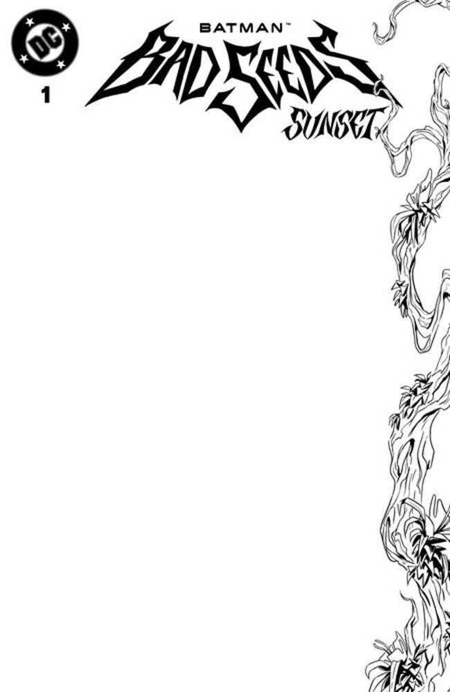 Batman Bad Seeds Sunset #1 (One Shot) Cover D Blank Card Stock Variant PRESALE 8/26