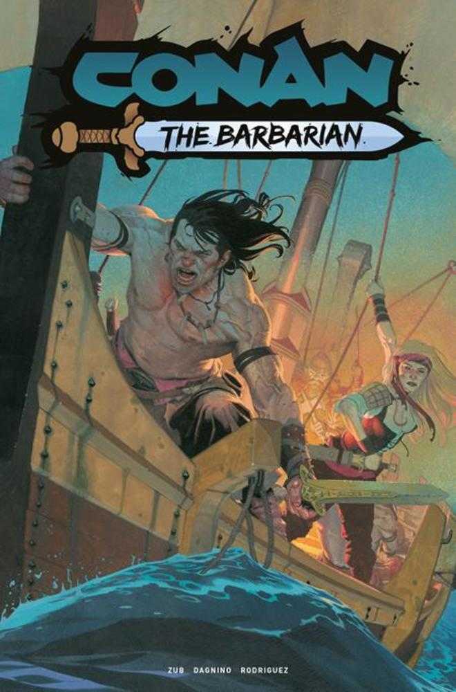 Comic book cover of 'Conan The Barbarian #34 Cover A Esad Ribic (Mature) PRESALE 8/26'