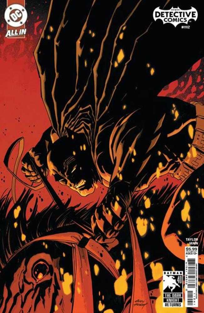 Comic book cover of 'Detective Comics #1112 Cover D Andy Kubert Dark Knight Returns 40 Th Anniversary Card Stock Variant PRESALE 8/26'