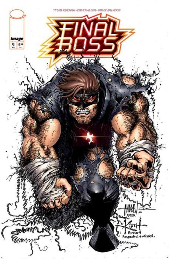 Comic book cover of 'Final Boss #9 Cover B Andrew Mangum Variant (Mature) PRESALE 8/26'
