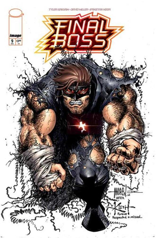 Comic book cover of 'Final Boss #9 Cover B Andrew Mangum Variant (Mature) PRESALE 8/26'