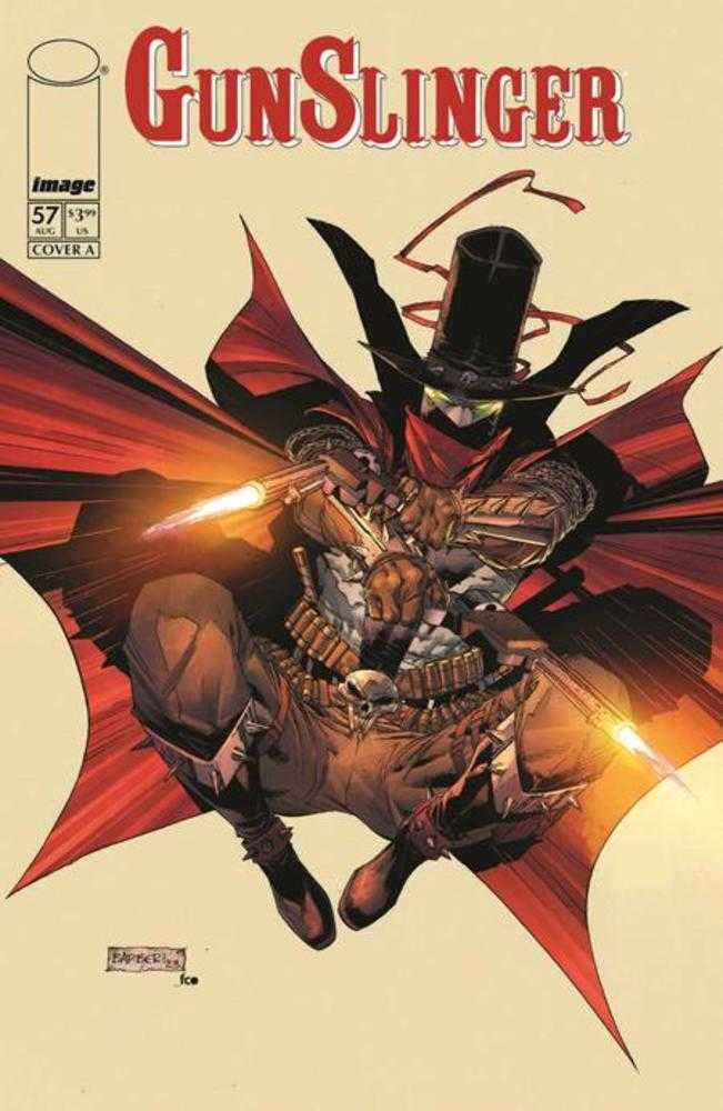 Comic book cover of 'Gunslinger Spawn #57 Cover A Carlo Barberi'