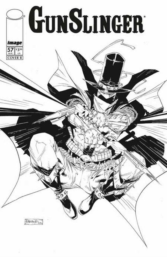 Gunslinger Spawn #57 Cover B Carlo Barberi Black & White Variant PRESALE 8/19